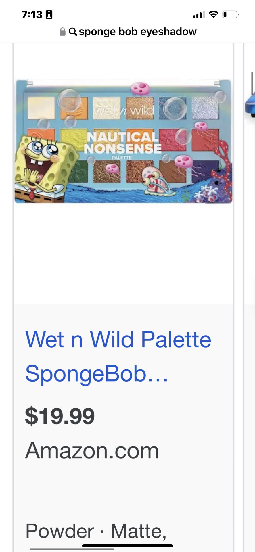 Sponge Bob Makeup 