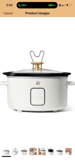 4-Quart Slow Cooker with Touch-Activated Display, Programmable Digital Controls,