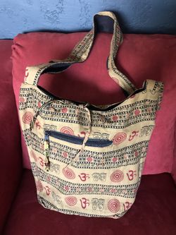 Long Hippie Hobo Sling Shoulder Crossbody Bag, Bohemian Hippie Bag