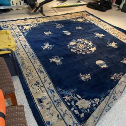 Vintage Old Chinese Rug