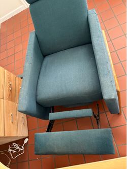 Mid-Century Modern Style High Back Armchair recliner
