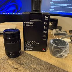 Panasonic 35-100mm F2.8 II Lumix G Vario H-HSA35100 MFT LENS