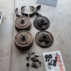 1962 CHEVY Impala SS Front Drum Brakes With Hardware 