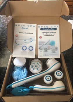 Body/ face spa brush set- new