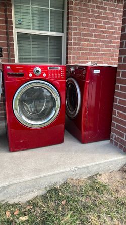 LG steam washer and dryer
