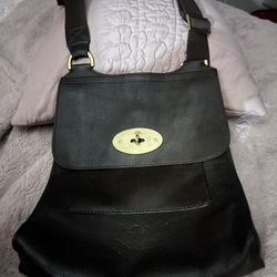 Mulberry’s Unisex Brown Leather Messenger Bag