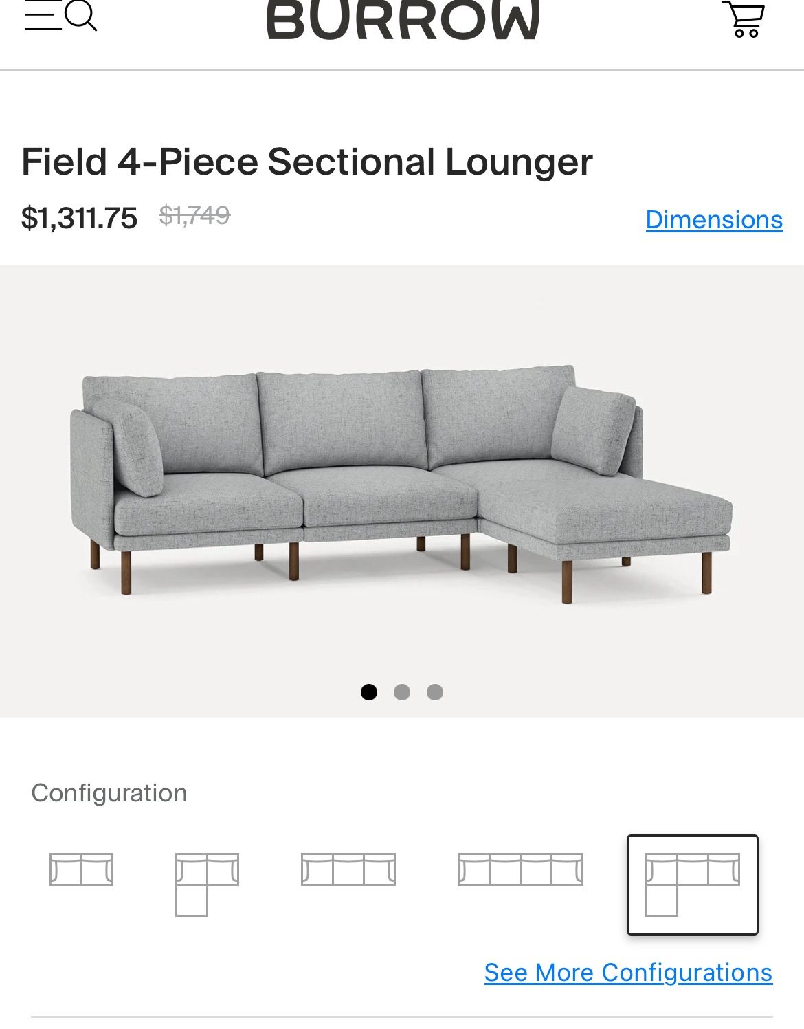 FREE BURROW COUCH