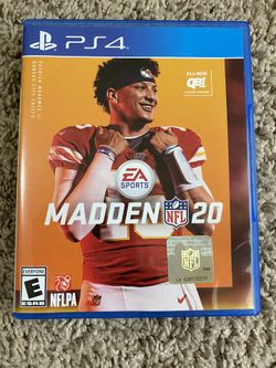Madden 20 PS4 - mint condition