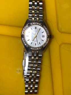 Citizen Quartz Women's Watch with Crystal Bezel