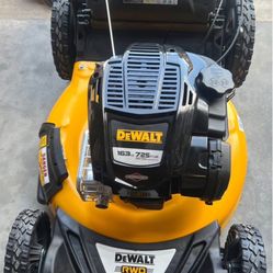 DEWALT 21 in. 163cc Briggs and Stratton 725Exi Engine Rear Wheel Drive 3-in-1 Gas Self Propelled Walk Behind Lawn Mower