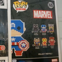 8Bit funko pops lot of 6 Marvel