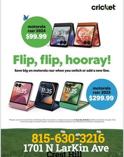 Crest Hill Cricket Plainfield Rd & Larkin Ave On The Corner Plaza Next To Subway 