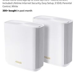 New: ASUS ZenWiFi AX6600 Tri-Band Mesh Router WiFi 6 System