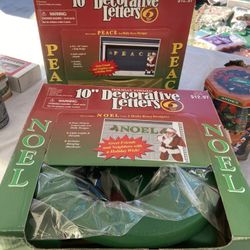 Decorative Letters Christmas Decorations 