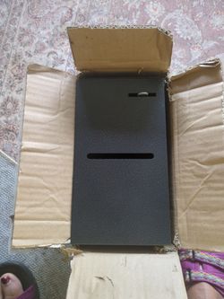 Black Metal Mailbox with Mail Slot