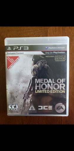 MEDAL OF HONOR. LIMITED EDITION. Play Station 3.