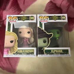 Wicked funko pop glinda 1699 elphaba 1696
