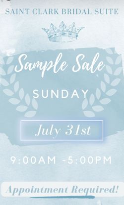 Wedding Dress Sample Sale