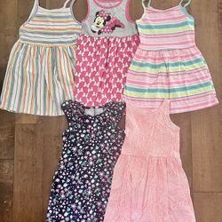 Cute Toddler Little Girls Summer Dress Bundle Lot Size 4 4T