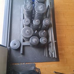 Free Weight Barbell Set 