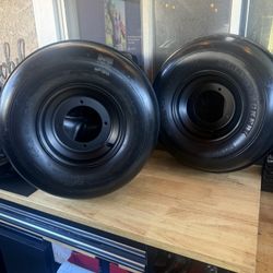 4x156 Front DWT Wheel Set & Sand Tires 