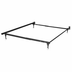 Insta-Lock Twin/Full Metal Bed Frame w/ casters