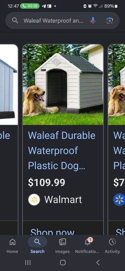 New dog house