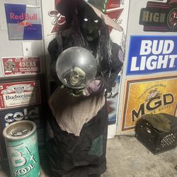 Vintage Gemmy Animatronic Witch