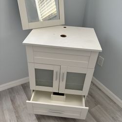 24 “” Bathroom Vanity with Mirror