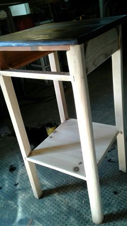 Totally restored end table with drawer