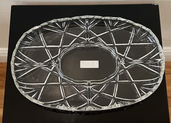 Mikasa Glass Chip & Dip Platter