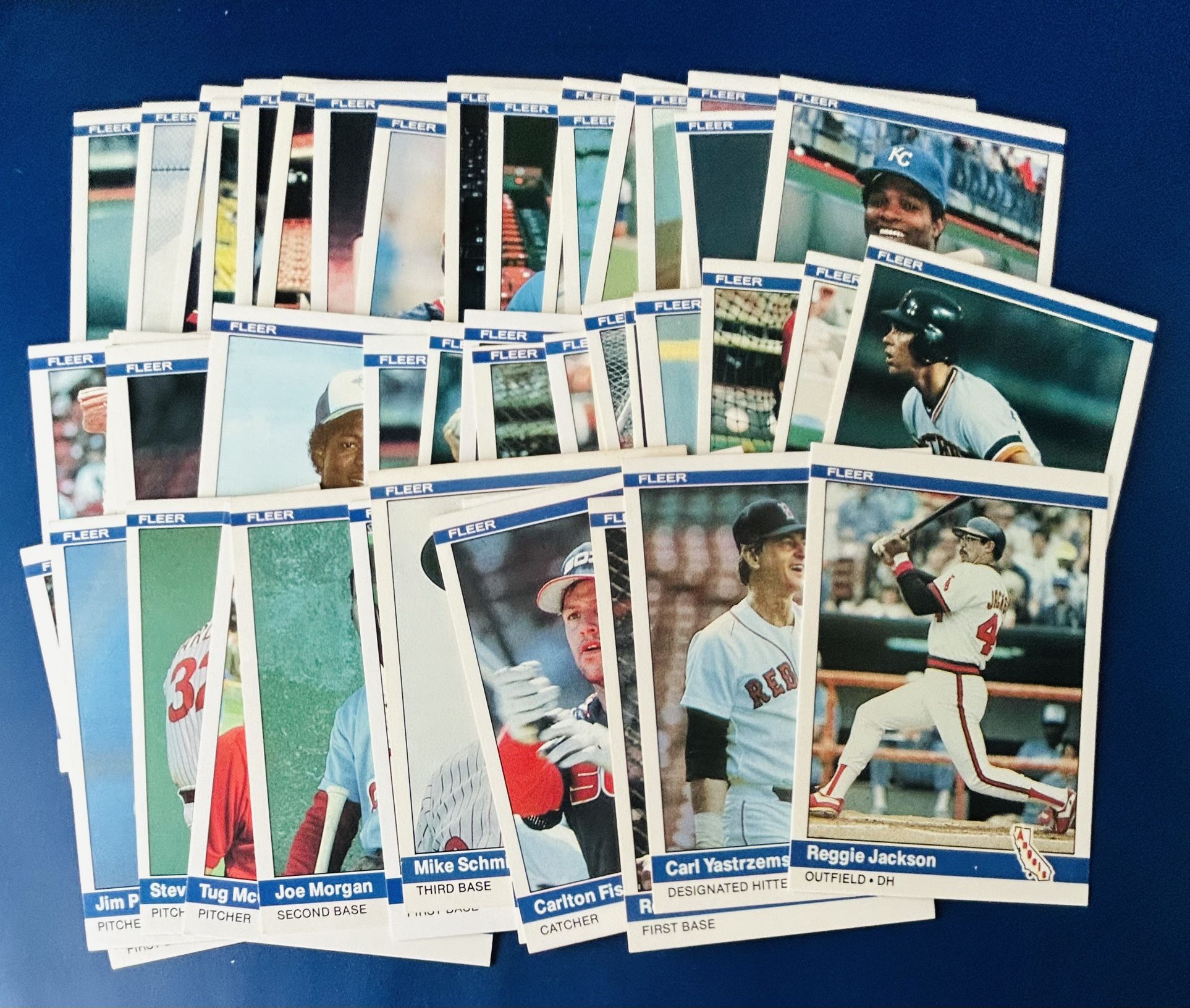 1984 Fleer Baseball Card Lot - HOF, All Stars, Rookies