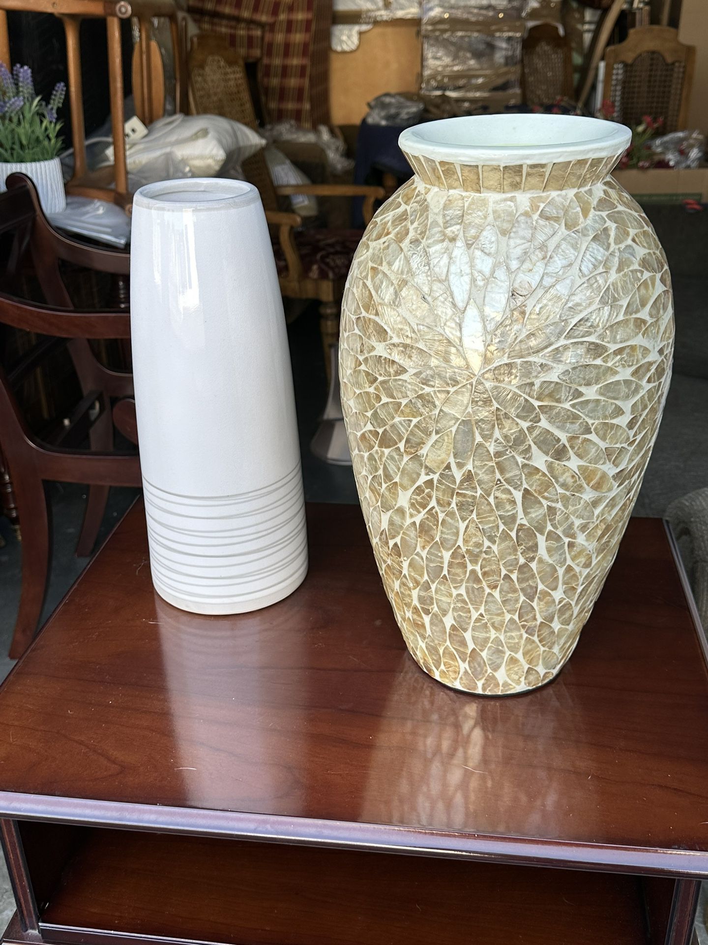 2 Flower Vases/ Decorative Accessaries . Perfect Condition 