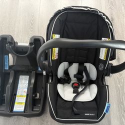 Graco SnugRide Lite LX Infant Car Seat, Lightweight Rear-Facing Seat for Babies 4–30 lb, 4-Position