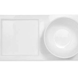 Sandwich And Soup. Plate And Bowl