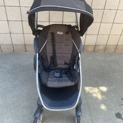 Chicco BravoFor2 Standing/Sitting Stroller - Iron, Black/Grey