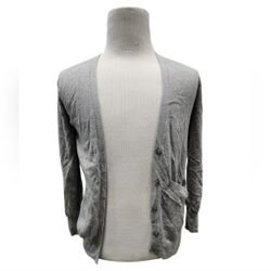 Talula Size XXS Gray Cashmere Button Down Cardigan