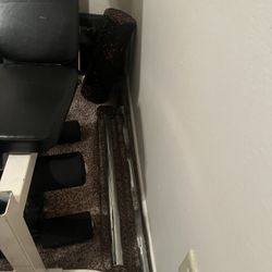 Weight Bench With Free Weights