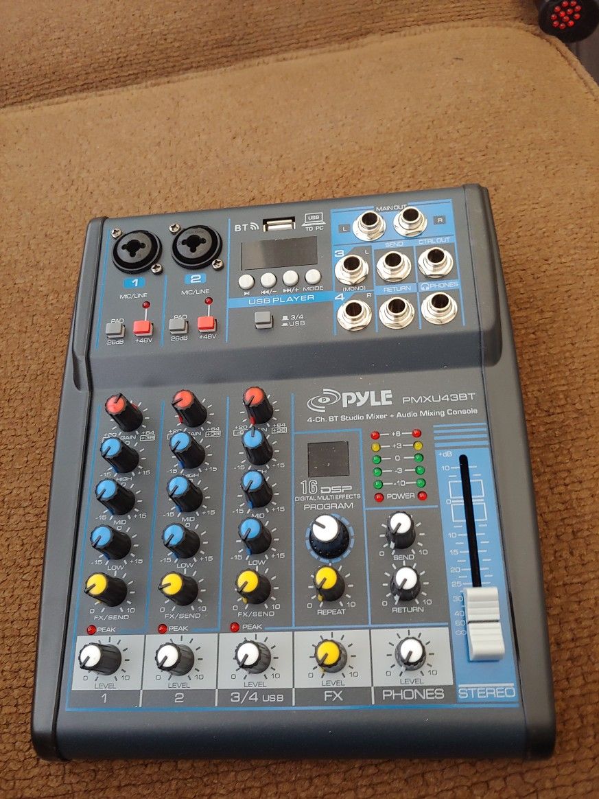 4 Channel Bluetooth Audio Mixer