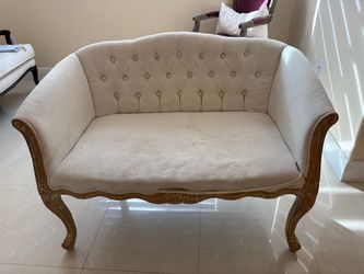 Beautiful vintage loveseat, perfect for a small space