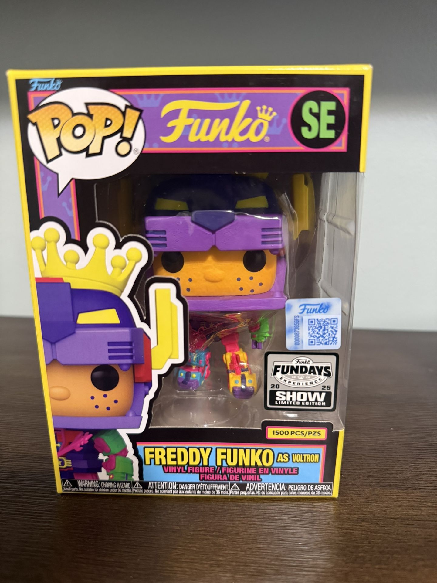 Freddy Funko As Voltron Blacklight.. Funko Fundays Experience 2025: Pop!