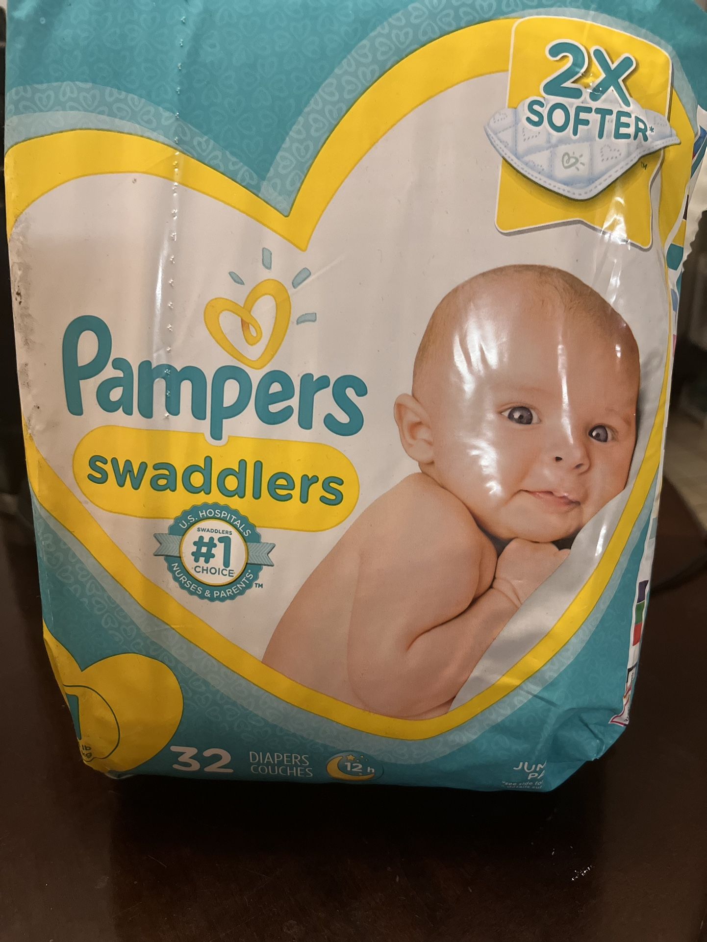 Brand New Pampers Swaddlers 32 Pack