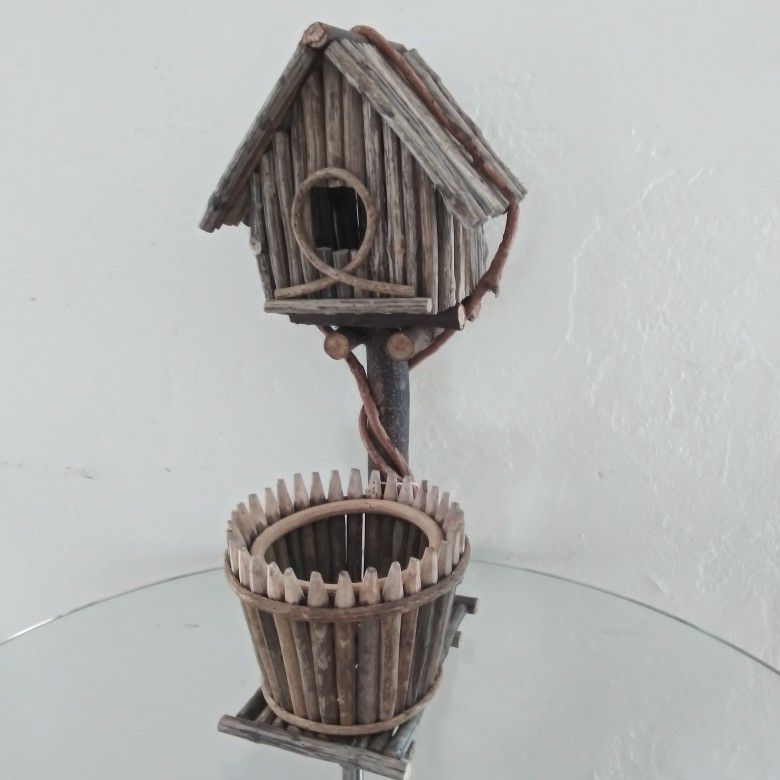 Bird House Plant Holder
