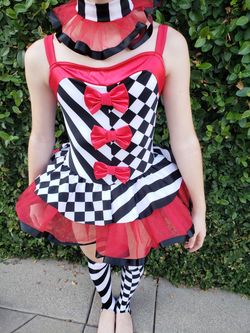 Girls "alice in wonderland: cards" dance costume
