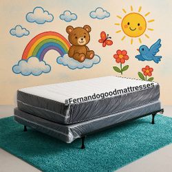 NEW Twin-Size MATTRESS and BOX SPRING. Bed frame not included👍