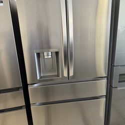 Lg New Open Box French Door Stainless Steel Refrigerator 