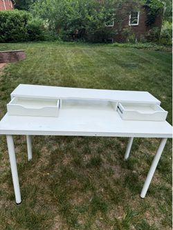 White desk