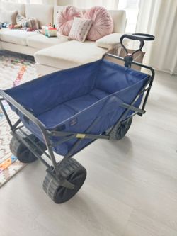 Mac Sports Collapsible Folding All Terrain Outdoor Beach Utility Wagon Cart
