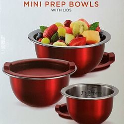 New! Wolfgang Puck Mini Prep Bowls