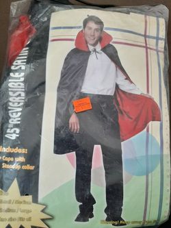 Reversible Satin Cape